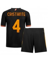 AS Roma Bryan Cristante #4 Alternativní dres pro děti 2023-24 Krátký Rukáv (+ trenýrky)